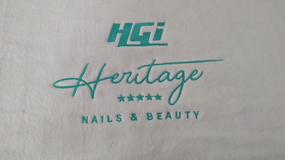Mẫu khăn nail HariTage (Cotton Trắng)
