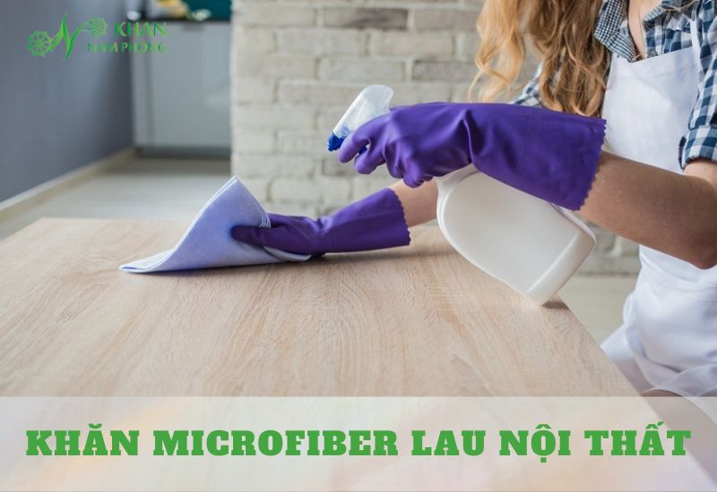 Khăn microfiber lau nội thất