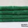 KKS - Khăn Mặt Bông Cotton Màu Xanh Lá Đậm