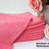 Khăn Lau Xe Màu Đỏ Nhạt Microfiber