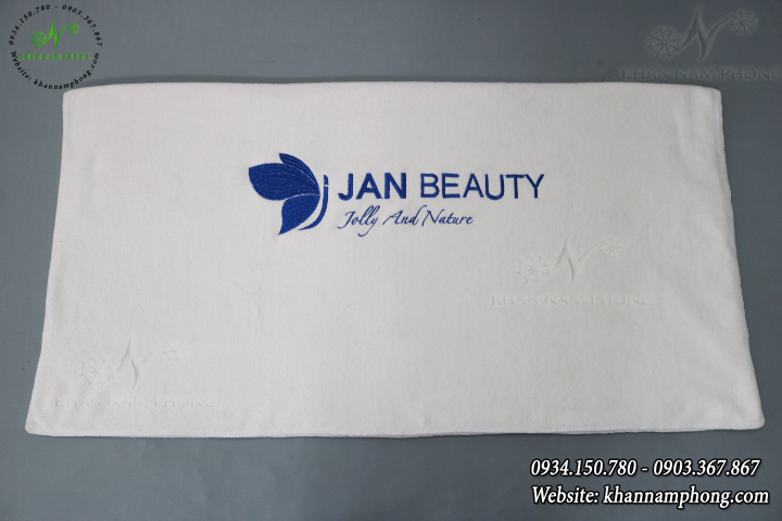 Mẫu khăn trải giường Jan Beauty (Trắng - Microfiber)
