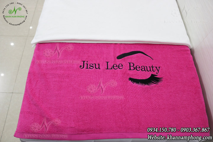 Mẫu khăn trải giường Jisu Lee Beauty (Hồng Cotton)