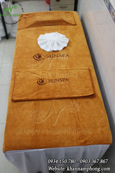 Mẫu khăn trải giường SunSpa - Da Bò - (Microfiber)