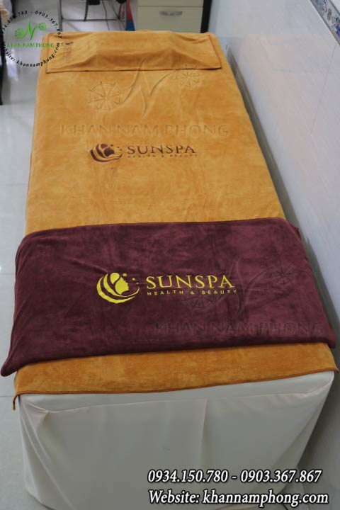 Mẫu khăn trải giường SunSpa - Da Bò - (Microfiber)