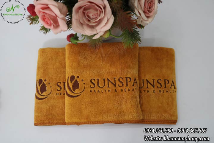 Mẫu khăn quấn tóc SunSpa (Màu Da Bò - Microfiber)