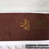 KBD - Khăn Body Spa Màu Nâu Socola Có Thêu Logo (Cotton)