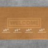 KKS- Thảm Chân Khách Sạn Màu Da Bò 45x75cm, 320gr, Có Logo (Loại A)