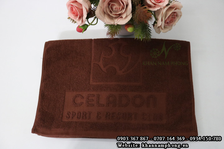 Mẫu khăn mặt CELADON (Cotton Nâu)