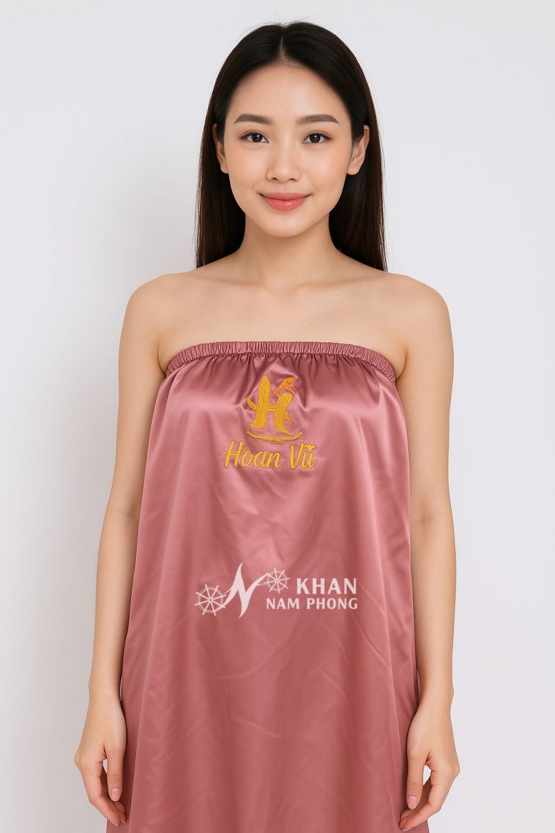 Váy Quây Spa Màu Cam