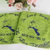 khăn của Bách hoa tiên tử màu xanh lá sử dụng chất liệu Microfiber
