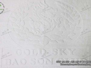 khăn bông Cotton trắng khách sạn Bảo Sơn Club