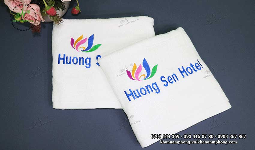 khăn bông cotton trắng khách sạkhăn bông cotton trắng khách sạn Hương Sen Hoteln Hương Sen Hotel
