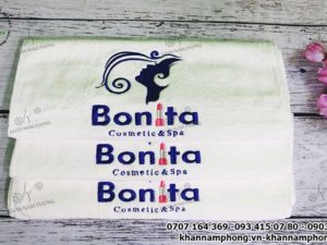 Khăn Spa của Bonita chất liệu Microfiber màu trắng