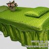 Ga giường Spa màu Xanh cốm, chất liệu Trần bông