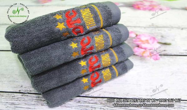 Khăn Gym của DTC Bến Thượng Hải chất liệu Cotton màu xám