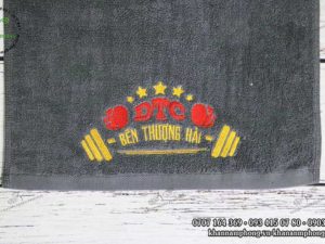 Khăn Gym của DTC Bến Thượng Hải chất liệu Cotton màu xám