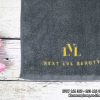 Khăn quấn tóc của Next LVL Beauty màu xám chất liệu Cotton