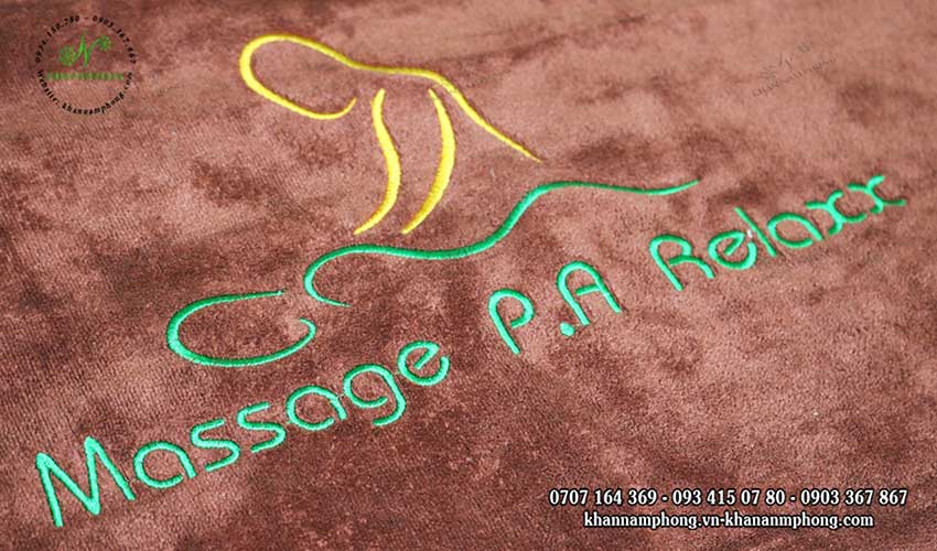 Mẫu khăn body Massage P.A Relaxx (Nâu socola - Microfiber)