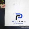 Khăn PTLAND fitness & yoga - màu Trắng chất liệu Cotton