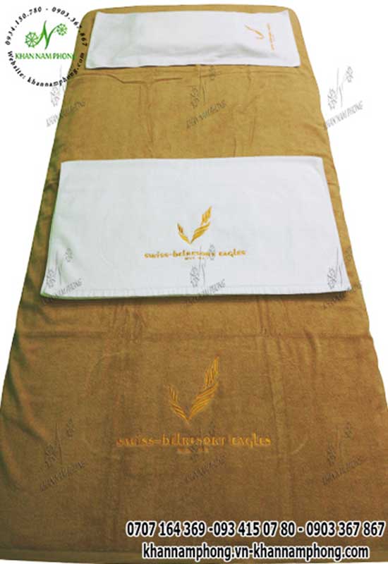 Mẫu khăn body Swiss-Belresort Eagles (Trắng & amp - Cotton)