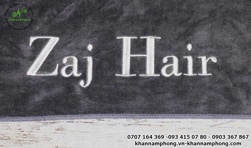 Mẫu khăn quấn tóc Zaj Hair (Xám - Microfiber)