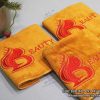 Khăn trải giường Spa màu vàng của Khăn Nam Phong