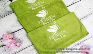 Khăn Spa Micofiber màu xanh rêu