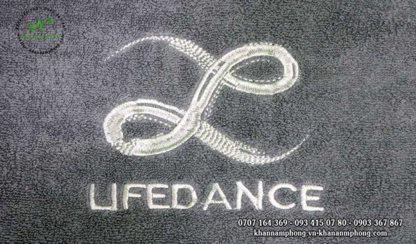 Khăn Studio của Lifedance màu xám , chất liệu Cotton