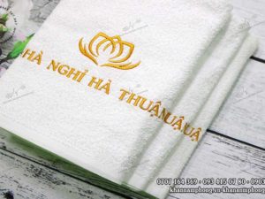 khăn nhà nghỉ Hà Thuận Cotton trắng