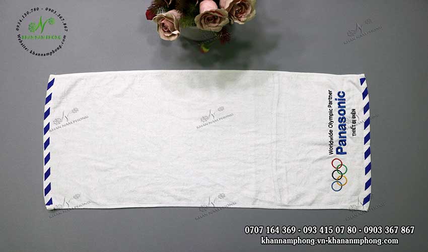 Mẫu khăn sợi tre Fanasonic 34x70 cm