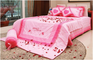 Mẫu drap giường tân hôn cực kì đẹp và lãng mạn