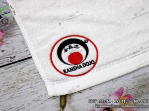 Khăn sợi tre Kansha Dojo mài trắng