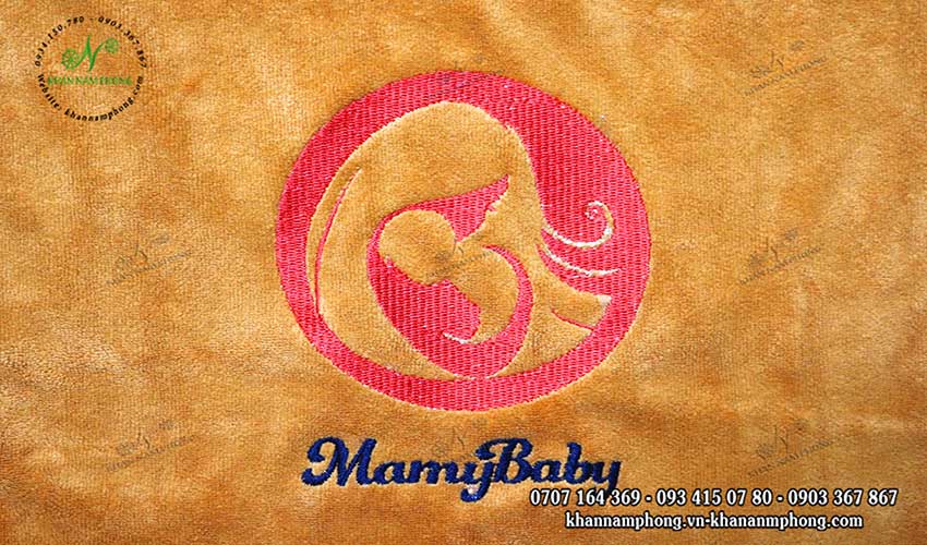 Bộ khăn Spa của MamyBaby màu da bò chất liệu microfiber