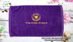 Mẫu khăn Đồng Phương Nha Khoa (Tím - Cotton)