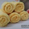 Khăn Mặt Sợi Tre Màu Vàng 30x50cm