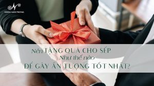 Quà tặng cho sếp gây được ấn tượng