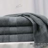 Khăn Tắm Lớn 100% Cotton Cao Cấp Màu Ghi Xám Trơn 70x140cm