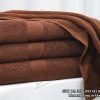 Khăn Tắm Cotton Màu Nâu Trơn 70x140cm