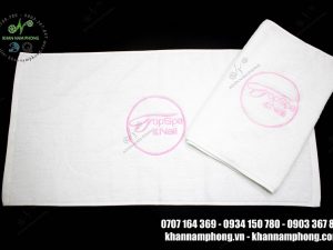 Khăn nail Jop Spa&Nail màu trắng