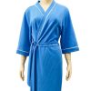 Áo Choàng Tắm Spa, Khách Sạn Chất Liệu Thun 2 Da Màu Xanh Dương Freesize