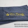 Khăn Spa Microfiber Màu Xám Thêu Logo Giàu Nguyễn Spa – KT 40x80cm