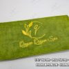 KSP - Quyên Quyên Spa Microfiber Thêu Logo (Màu Xanh Lá)
