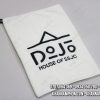 Khăn màu trắng bề mặt nhung mịn thêu logo đen DoJo House of SSJC