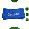Khăn Thể Thao Tập Gym Màu Xanh Dương Microfiber 35x75cm Thêu Logo Collective Care