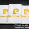 Khăn Tắm Làm Quà Tặng Sinh Nhật Khách Hàng Thêu Logo Pierre Cardin Màu Trắng