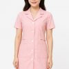 Áo Blouse Màu Hồng Thêu Logo