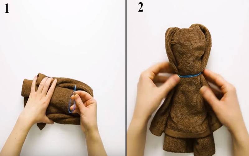 Mách nhỏ bí quyết làm gấu bằng khăn siêu đơn giản và dễ dàng
