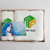 KQT- Khăn Quà Tặng Màu Trắng Có Logo