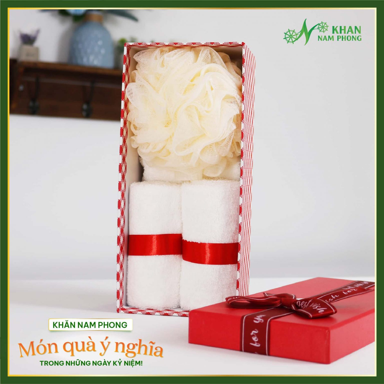 Mẫu Khăn Tắm Cotton Nhỏ + Bông Tắm Cực Kì Kinh Tế Luôn