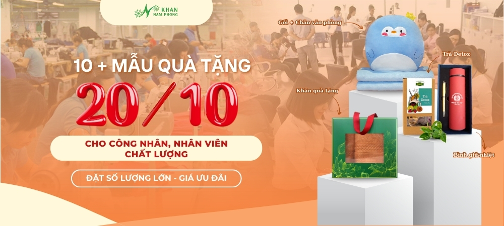 10+ Mẫu Quà Tặng 20/10 Cho Công Nhân, Nhân Viên CHẤT LƯỢNG